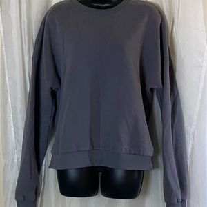 Dusty Blue Crewneck - ZARA